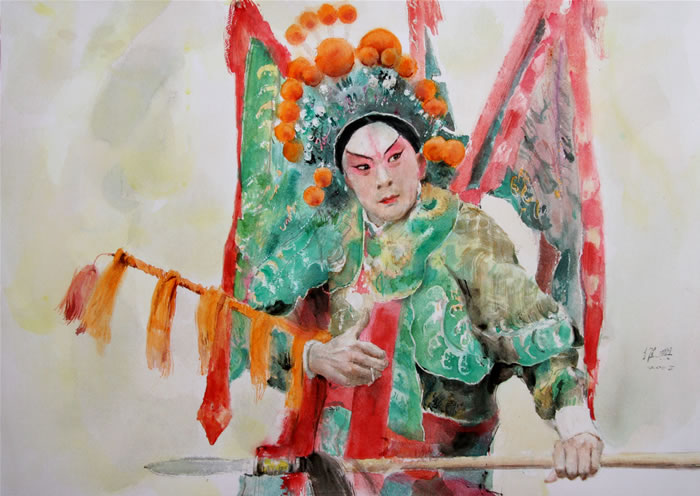 Warrior in Peking Opera
